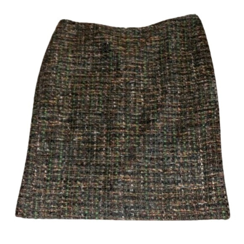 Talbots brown tweed pencil skirt size 12P